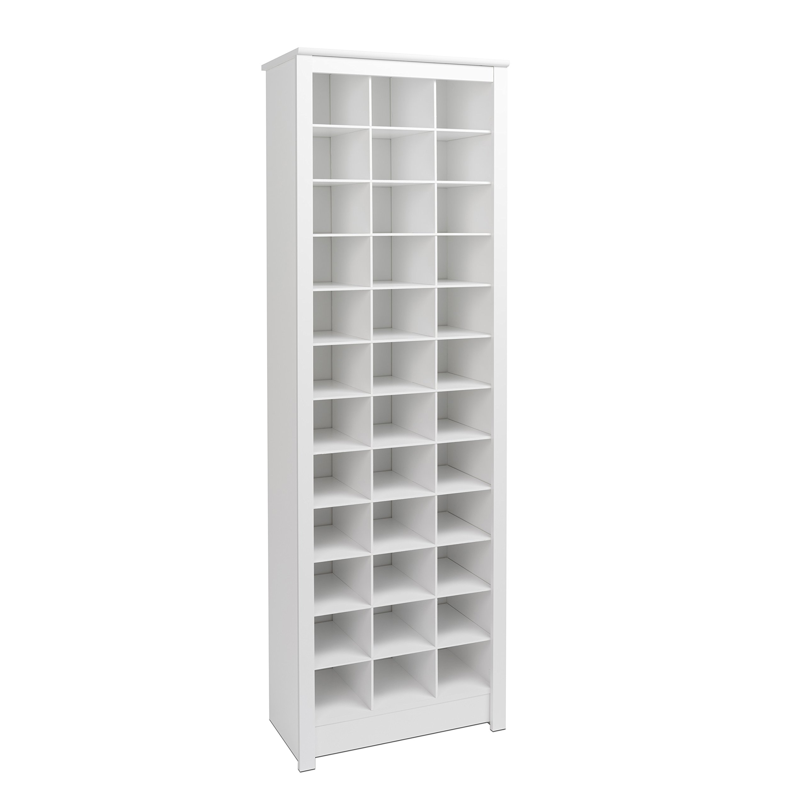 Prepac WUSR-0009-1 Shoe Storage Cabinet, 36 Pair Rack, White