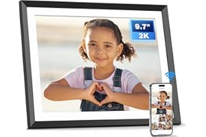 Arktronic 2K WiFi Digital Picture Frame 32GB, Digital Photo Frame 2048x1536 IPS Touch Screen, Electronic Picture Frame Auto-Rotate, Instantly Share Photos/Videos via App & Email Gift for Mom
