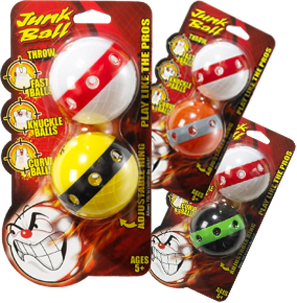 The Original Junk Ball Baseball - New 2015 Edition Multiple Colors - 2 Pack of Balls