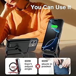 BOPPS Battery Case for iPhone 16 Pro with Invisible