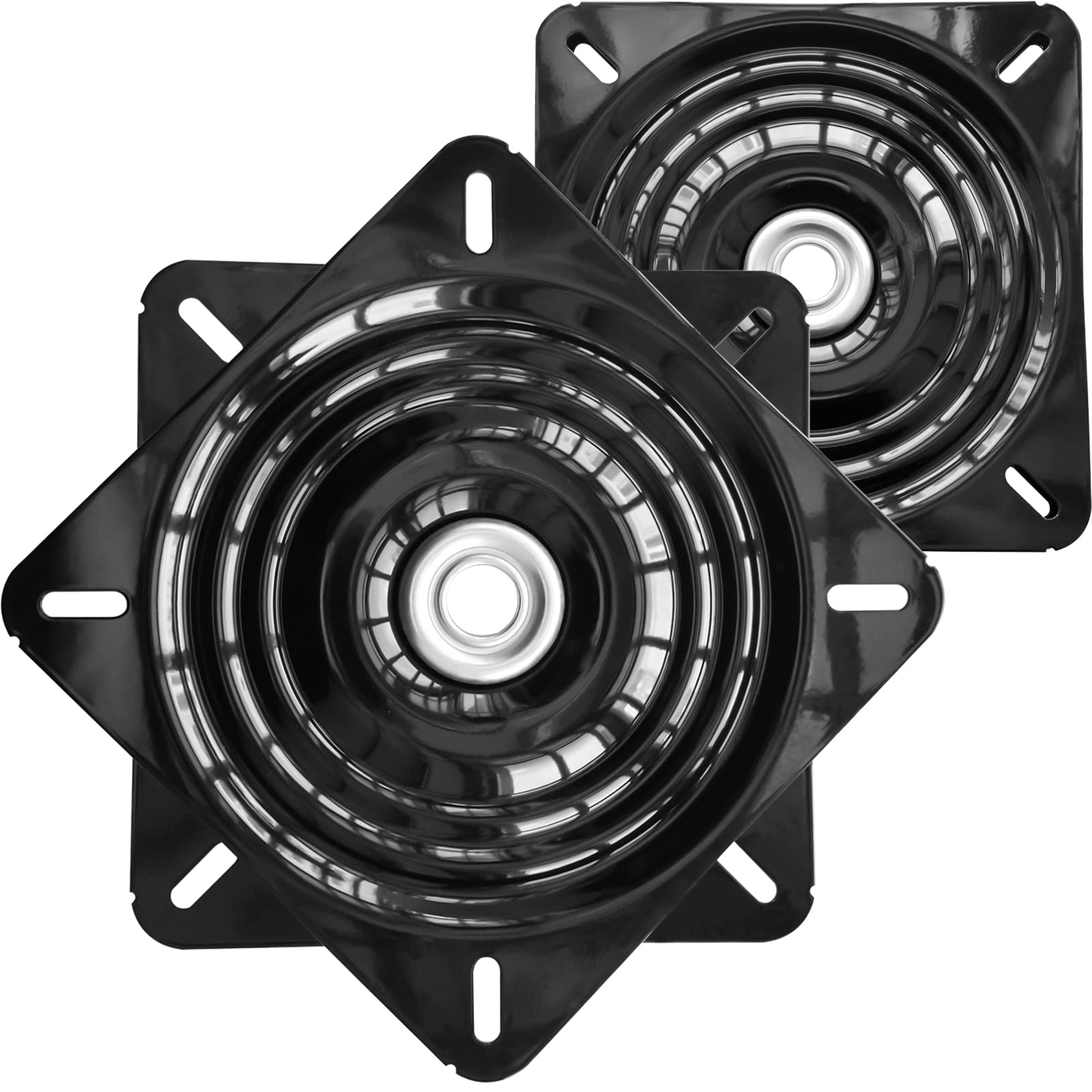 Photo 1 of 2Pack 10Inch Bar Stool Swivel Plate Heavy Duty, Chair Swivel Base with Solid Ring of Ball Bearings, 600lbs Capacity Replacement Swivel Seat Parts Lazy Susan Hardware for Barstools Recliner Chair Boat