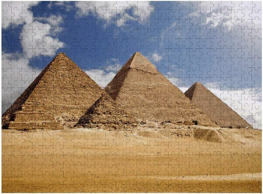Egyptian Pyramids 500 Piece Jigsaw Puzzle, Abstract