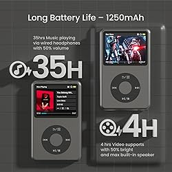 Mp3 Player with Bluetooth Y1 128G Innioasis Digital