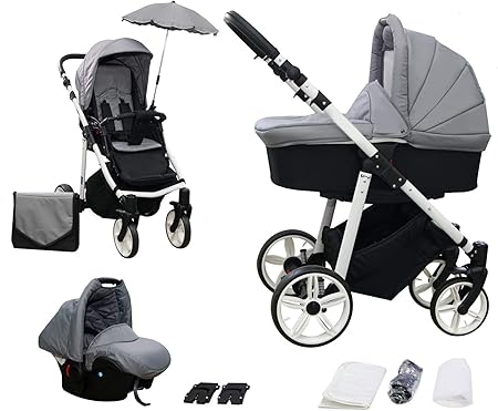 pram pushchair car seat combination