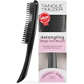 Tangle Teezer Large Ultimate Detangler Brush, Straight to Wavy Hair, Black | Hairbrush with patented two-tier teeth & a 20% l