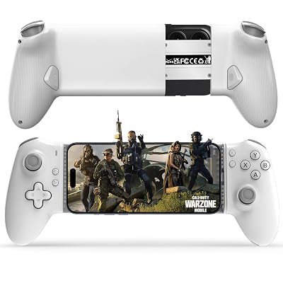 arVin USB C Mobile Gaming Controller for iPhone 17/16/15 Series & Android (USB-C) Plug & Play - Remote Play for PS5/PS4/Xbox/PC Consoles, Cloud Game, Emulator, with Hall Effect Joysticks/Turbo/Back keys
