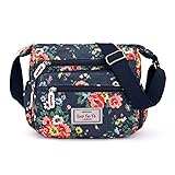 Casual Nylon Floral Shoulder Bag For Women