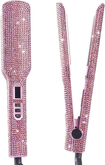 blinged out flat iron