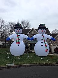 20 foot tall blow up snowman