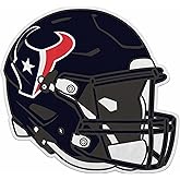 Rico Industries NFL Football Houston Texans Helmet Shape Cut Pennant - Home and Living Room Décor - Soft Felt EZ to Hang