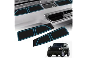 WODHMIEY Dash Cover, Anti Slip Dash Mat for Bronco 2021-2024, Fits 2 Doors and 4 Doors, Silicone Dashboard Mats, Bronco Acces