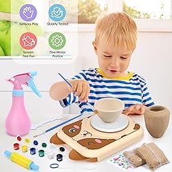 Skirfy Pottery Wheel for Kids Clay Sculpting Tools