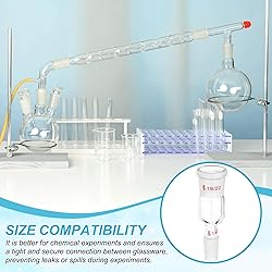 PATIKIL Borosilicate Glass Reducing Connecting