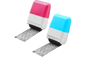 Identity Protection Roller Stamps,Identity Theft Protection Stamp for ID Blockout - Privacy Confidential and Address Blocker 