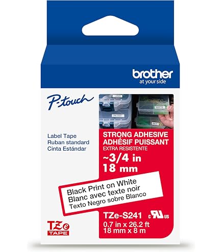 Amazon.com: Brother Genuine P-touch TZE-S131 Tape, 1/2