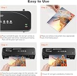 Bonsaii A4 Laminator L418-C Never Jam 80/125mic 270mm/min 240mm width view 6