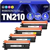 TN210 Toner Cartridge Set 4-Pack Replacement for Brothe TN-210 Compatible with MFC-9325CW MFC-9125CN HL-3070CW 3040CN 3045CN 3075CW MFC-9320CW MFC-9120CN 9010CN Color Printer Black Cyan Yellow Magenta