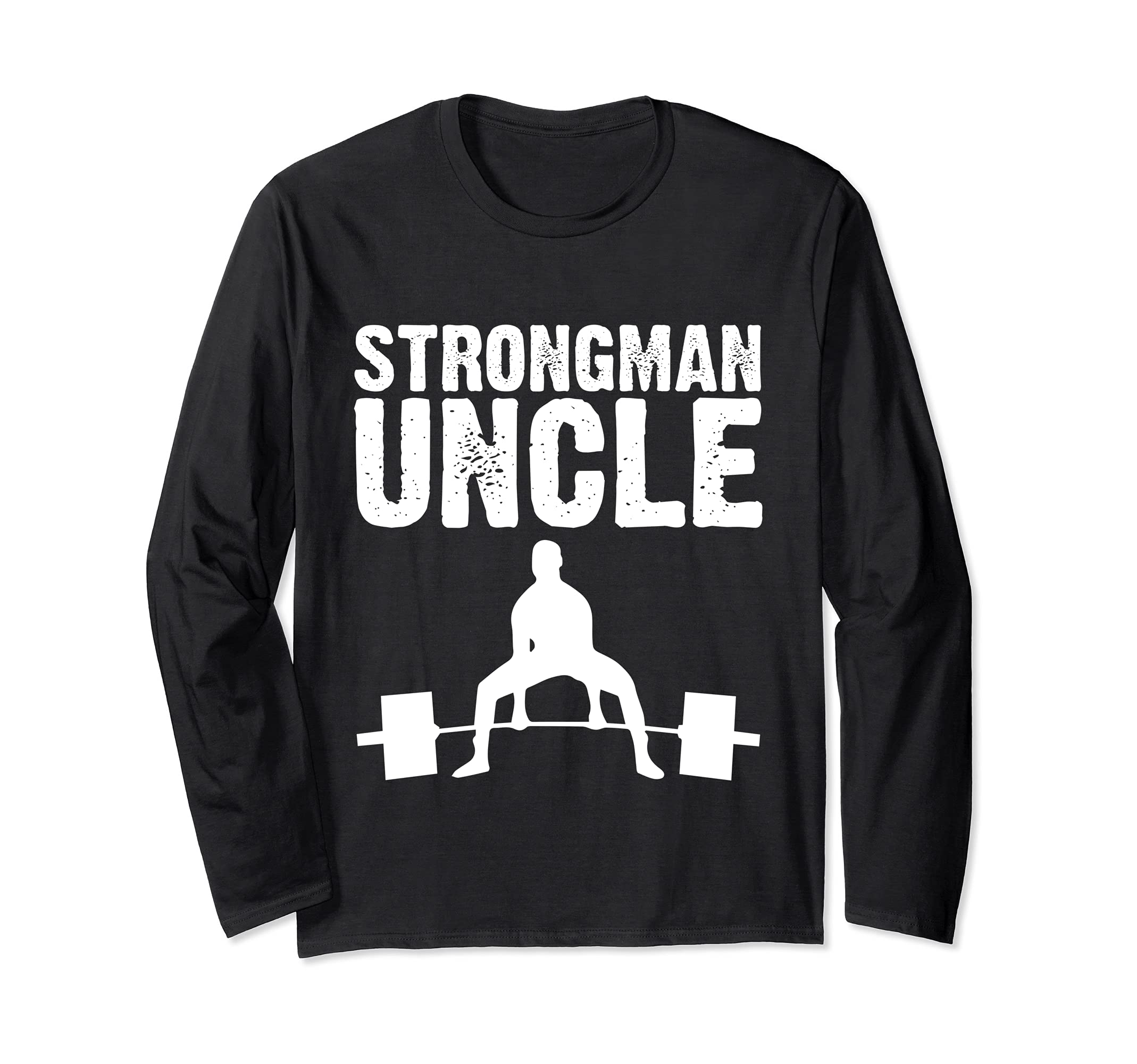 Classic Strongman uncle deadlift training Powerlifting Long Sleeve T-Shirt
