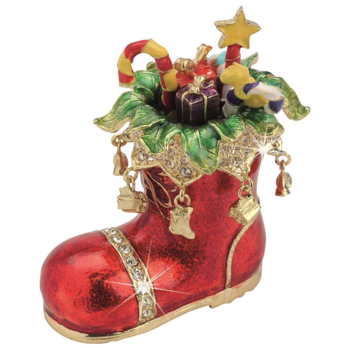 Arora Craycombe Trinkets-Christmas Santas Boots with Presents, Multicolour, One Size