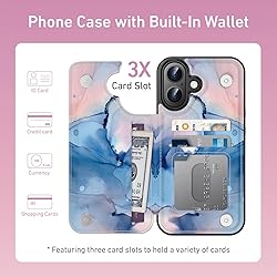 Goodon for iPhone 16 Case Wallet - Flip Folio