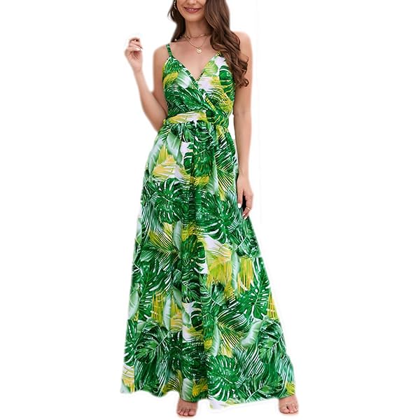 Maxi Dress Amazon New Style Dress Summer Dresses For Women V Neck Floral Maxi  Dress Bohemian