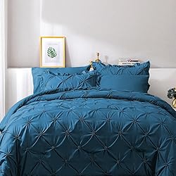 JOLLYVOGUE Teal Twin Size Comforter Sets 5
