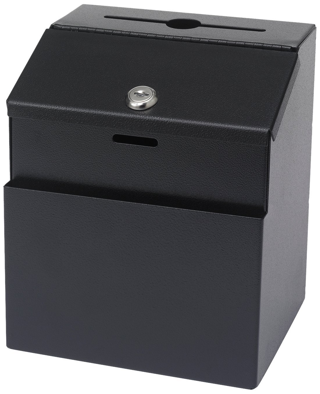 Safco Products 4232BL Steel Suggestion Box, Black Buy Online in United