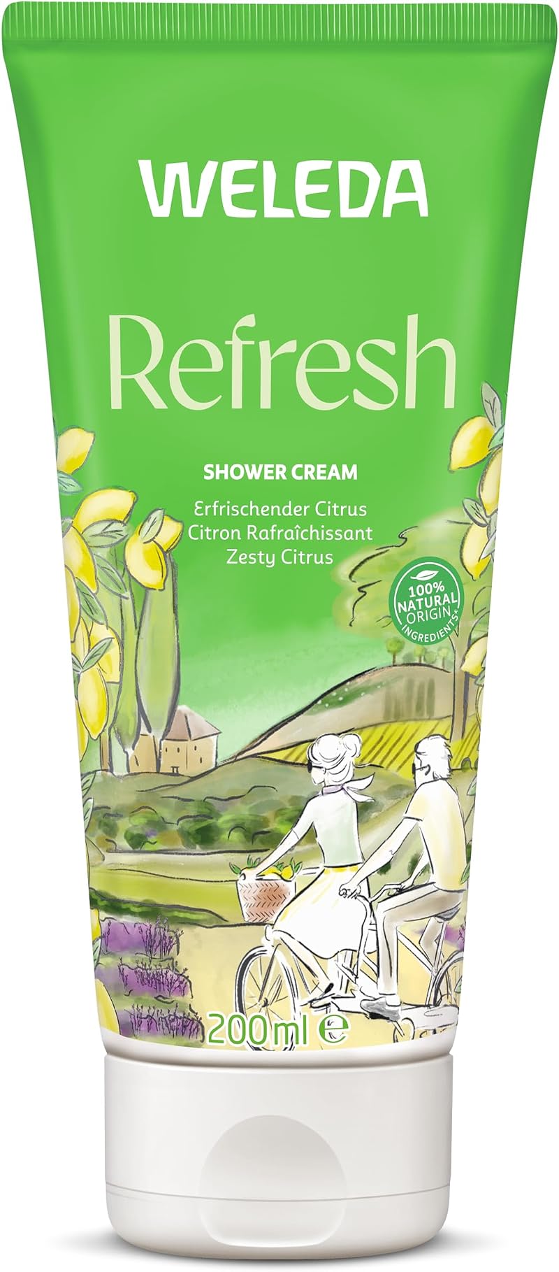 Weleda Citrus Creamy Shower Gel 200 ml Paraben SLS Free Vegan