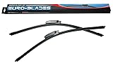 EURO-BLADES Windshield Wiper Blade Set Of 2