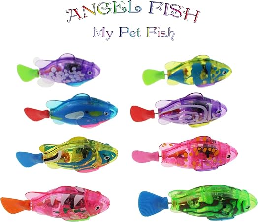 Amazon Tipmant ベビー幼児用お風呂玩具 電動魚 動物 ペット 金魚 水槽で泳ぐ 浴槽 スイミングプール 子供用ギフト お風呂用 おもちゃ おもちゃ