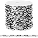 [33 FT] Stainless Steel Box Chains Bulk for Jewelry Making, 3mm 304 Stainless Steel Rectangle Square Links Chains Roll Spool for Jewelry Making DIY Craft