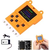 KittenBot Meowbit Card-Sized Retro Game Computer Codable Console w/ Battery | Compatible Micro:bit Expansion Board, Supports Microsoft Makecode Arcade &amp; Python Video Game