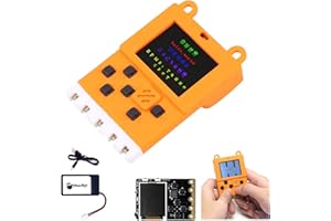 MAKERFOCUS KittenBot Meowbit Card-Sized Retro Game Computer Codable Console for Microsoft Makecode Arcade & Python Video Game Compatible Micro:bit Expansion Board for Robot Building with Battery