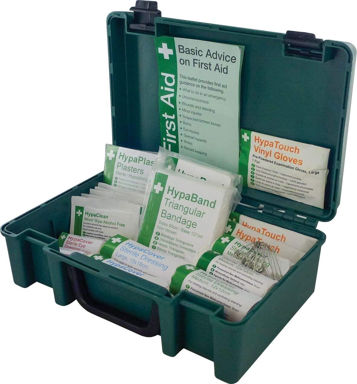 HSE 10 Person Workplace First Aid Kit (with Accident Book): Health & Personal Care