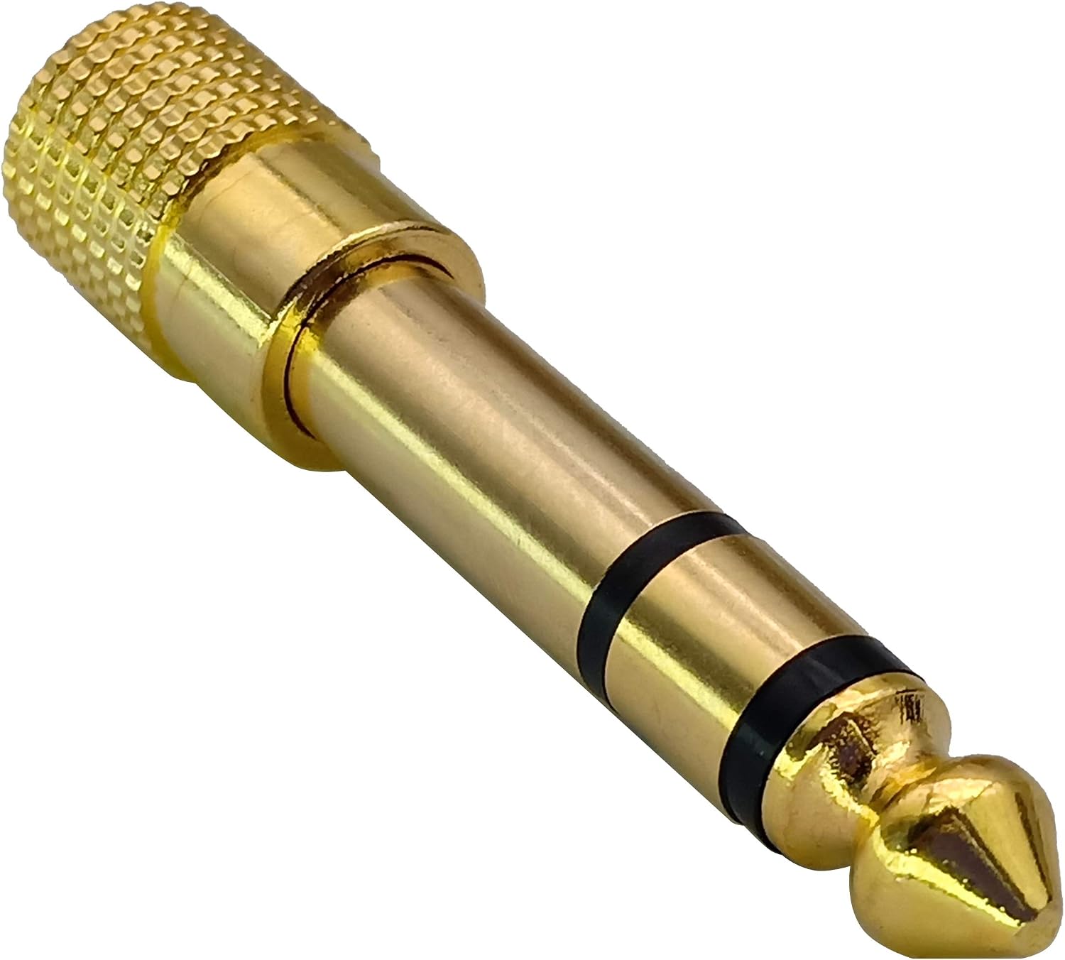 AAOTOKK 1/4 to 3.5mm Headphone Adapter,Gold Plated 6.35mm(1/4inch) male to 3.5mm(1/8inch) Female Stereo Audio,Suitable for Amplifiers,Guitars,Home theater Equipment,or Mixing Consoles(5-Pack) - Image 5
