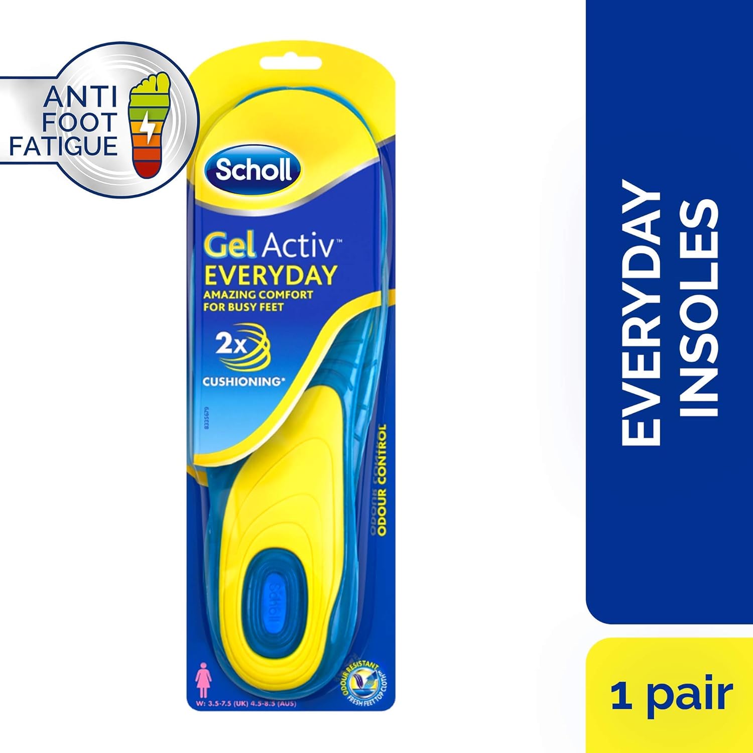 Scholl Women's Gel Activ Everyday Insoles, One Size Amazon.co.uk