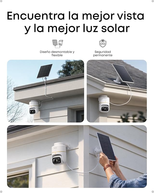Anker eufy eufyCam C37 Cámara Vigilancia WiFi Exterior 4K Solocam