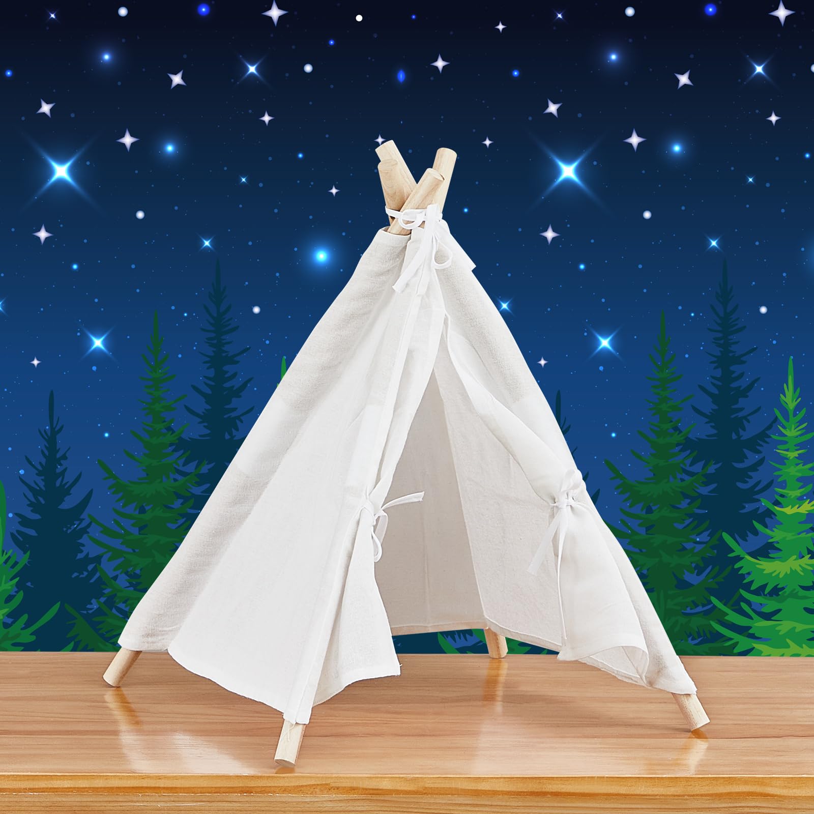 Photo 1 of LOYIM Camping Themed Party Decorations - Tents, Centerpiece, Camper Birthday Supplies for Boy & Girl - Camping Theme Birthday Party & Baby Shower Indoor/Outdoor Decor