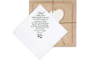 W&F GIFT Wedding Handkerchief - Something Blue for Bride on Wedding Day - Bridal Weddings Hankie