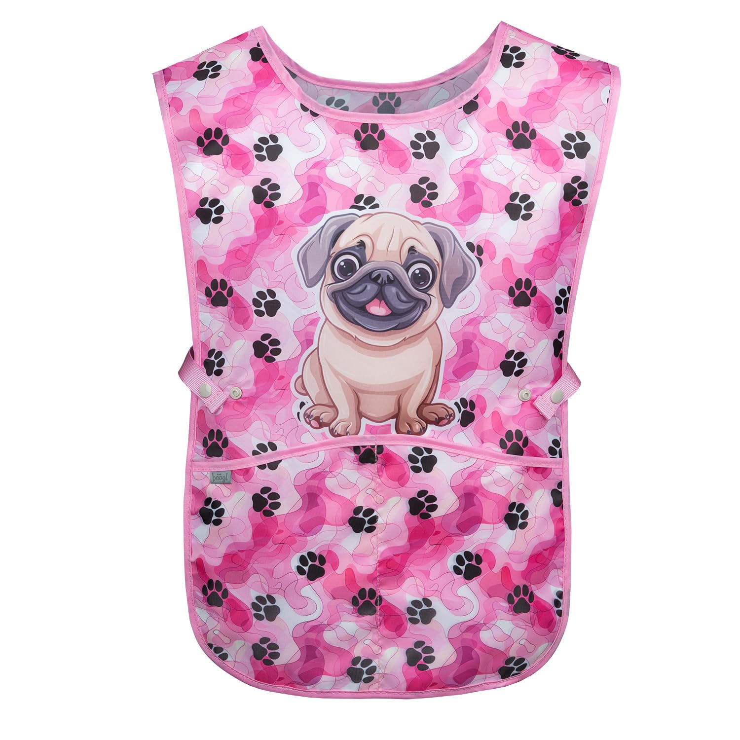 Baagl Children's Apron Girls Boys Cooking Apron Children Apron Painting Apron Craft Apron for Children (Paws) — image 1