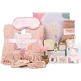 Valentines Day Spa Gifts Care Package for Women, Galentines Spa Gift Baskets for Woman, Get Well Gifts for Women After Surgery, Womens Self Care Thinking of You Gift, Relaxation Bath Sets for Woman