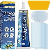 Pool Patch Repair Kit, Air Mattress Patch Repair Kit Transparent, Waterproof for Swimming Ring, Bounce House, Hot Tub, Inflat