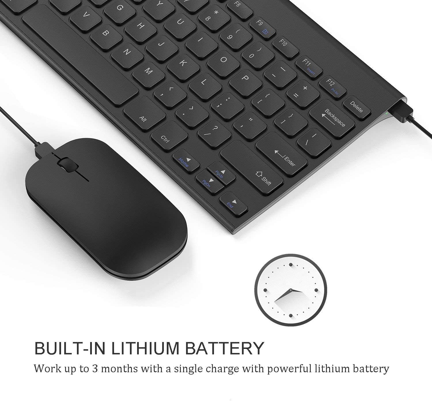 seenda WGJP-031 Small Wireless Keyboard and Mouse - Image 4