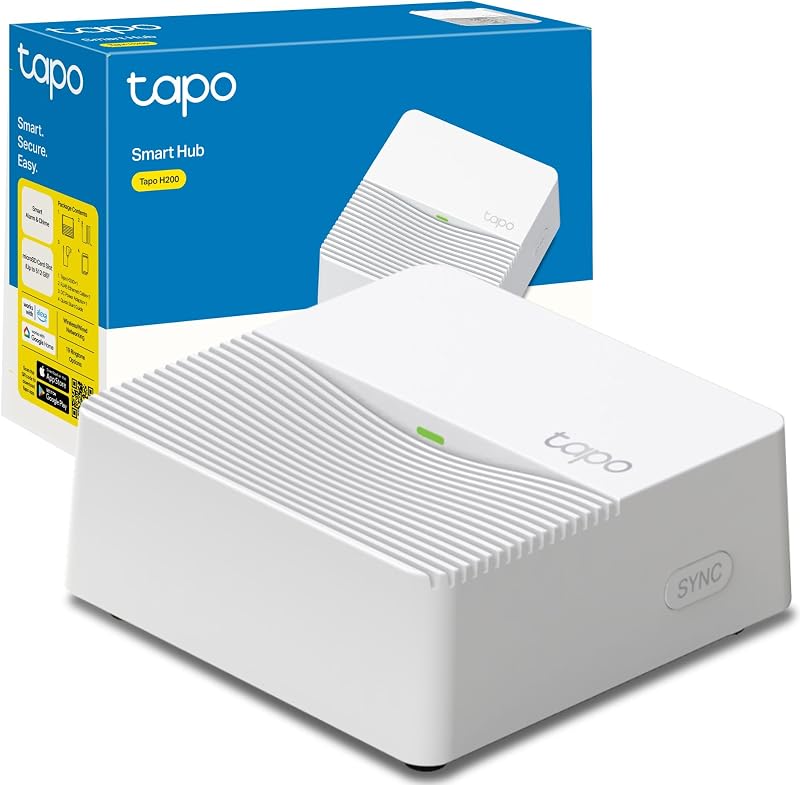 Tapo H200 Smart Hub with Alarm Chime for Sensors Switches Cameras Doorbells