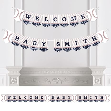 Amazon Com Big Dot Of Happiness Custom Batter Up Baseball