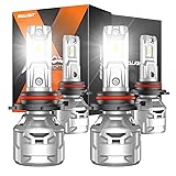 SEALIGHT 9005/HB3 9006/HB4 Bulbs Combo, 44000LM
