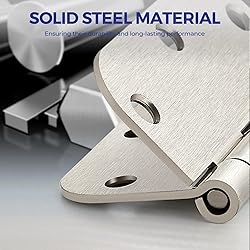 Ravinte 30 Pack Satin Nickel Door Hinges 3.5"x