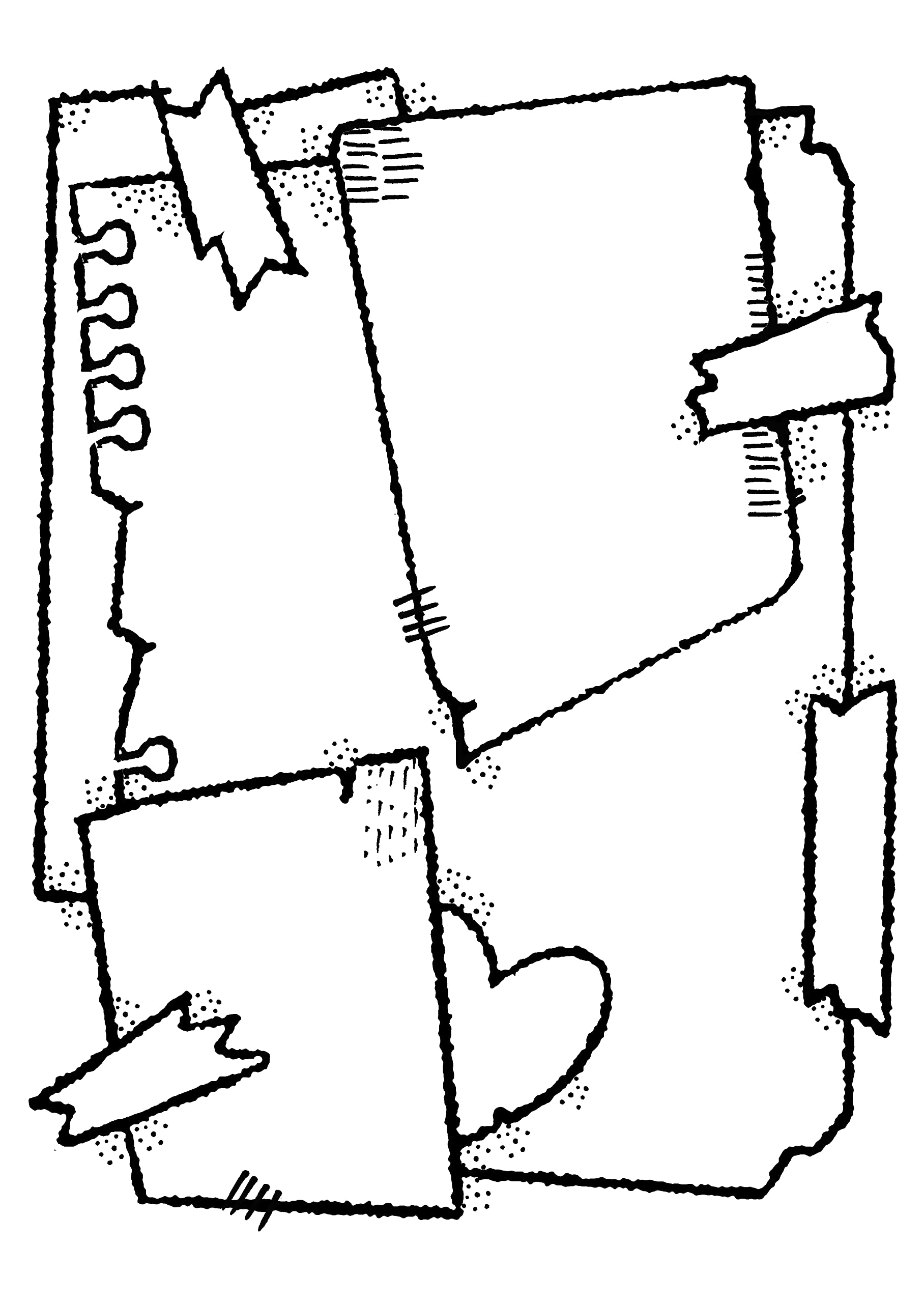 Francoise Collection - Layered Scraps - Clear Stamp Set