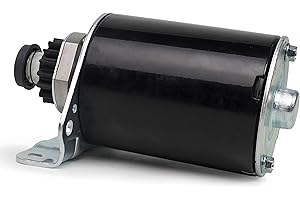 LUX5CPCAR 16 Tooth Starter Motor Replacement for Craftsman LT1000 LT3000 LT4000 LT2500 GT5000 Riding Lawn Mower Tractor with Briggs Stratton Intek OHV 16HP 17HP 18HP 19HP 20HP 21HP 22HP 23HP 24HP 26Hp Engine