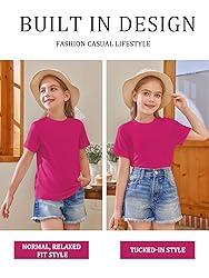 Girls Short Sleeve T Shirts Kids Summer Tops